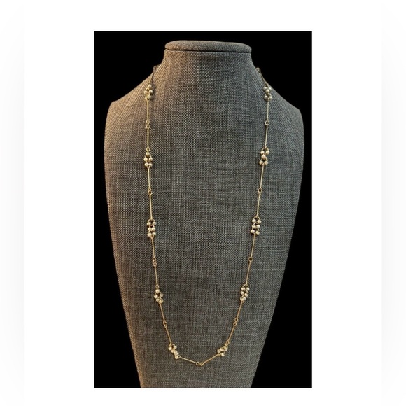 Vintage Necklace 24" Faux Pearl Seed - Picture 1 of 4